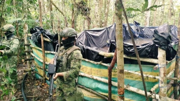 Ejército inhabilita piscinas clandestinas y acoples ilegales de combustible en Shushufindi