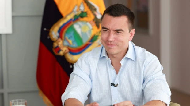 Noboa resaltó sus logros y desafíos a The Economist