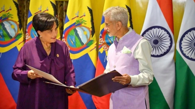 El secretario general de la organización, Haitham Al Ghais, se reunió con Fernando Santos, ministro de Energía y Mina / Foto: EFE
