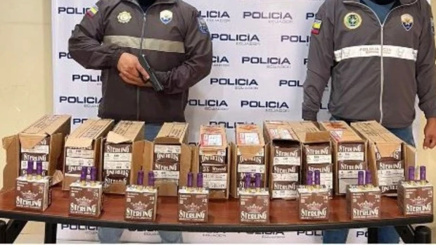 Policía decomisa 2.500 municiones transportadas en bus en Orellana