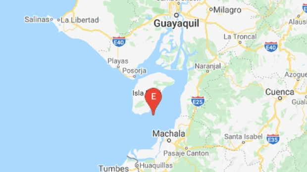 Sismo de magnitud 4,12 se registró frente a las costas de El Oro