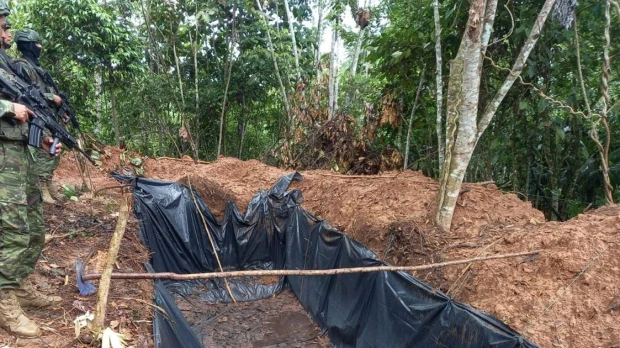 Una nueva piscina clandestina fue hallada en Sucumbíos