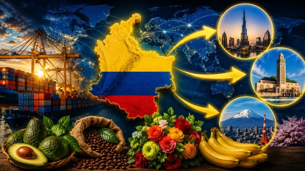Colombia busca nuevos mercados en Emiratos, Marruecos y Japón