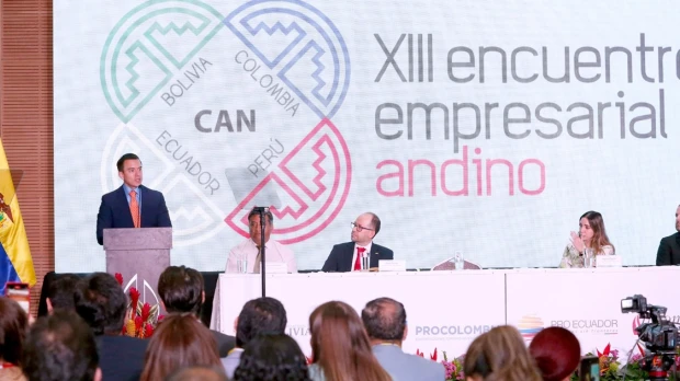 Noboa inaugura el XIII Encuentro Empresarial Andino 2024