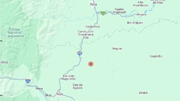 Sismo de magnitud 4,4 se registró en Pastaza