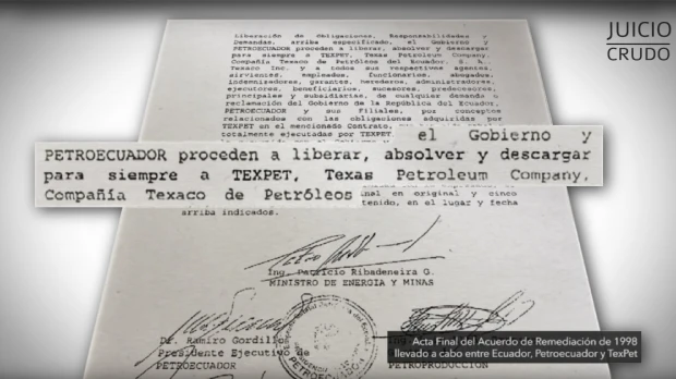 Hace 25 años, Ecuador liberó a Texaco de responsabilidades ambientales