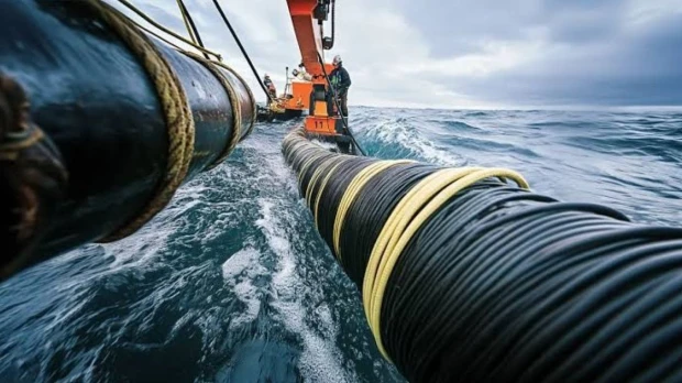 Cable submarino que conectará a Ecuador con EE.UU. completa un nuevo avance