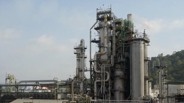 La Refinería de Esmeraldas entró en mantenimiento 