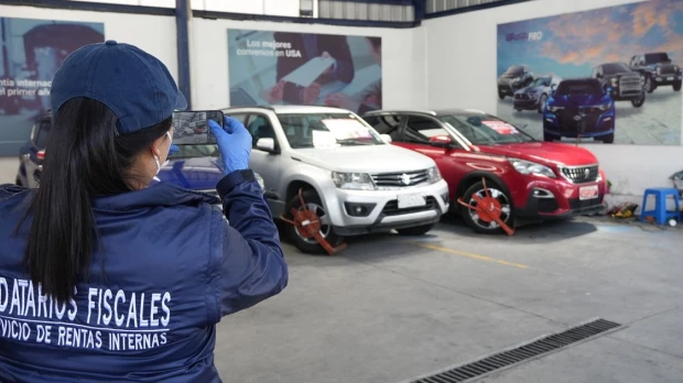 El SRI incautó 33 autos valorados en $ 660.180