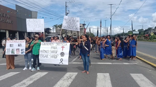 Taruka exige justicia tras operativo militar en Sucumbíos vinculado a minería ilegal