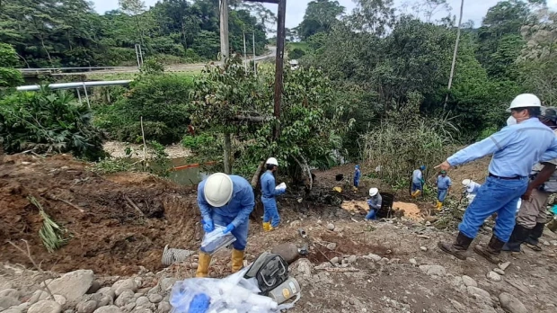 Un nuevo derrame de Petroecuador se registró en Sucumbíos