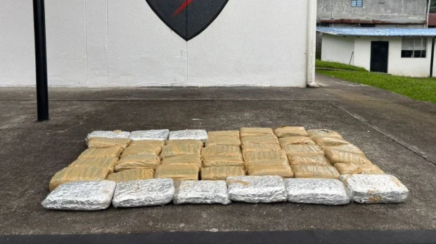 La Policía halló 40 kilos de marihuana en un operativo en Napo