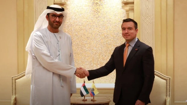 Noboa se reunió con empresa de petróleo de Emiratos Árabes Unidos