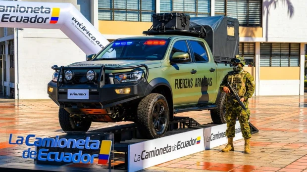 Ecuador presenta su primera patrulla militar ensamblada en el país