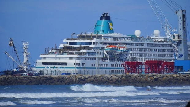 Manta recibió al primer crucero del año