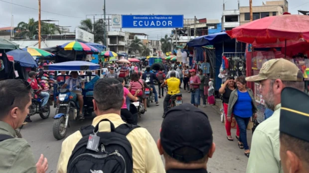 Funcionarios estadounidenses visitaron la frontera entre Ecuador y Perú 