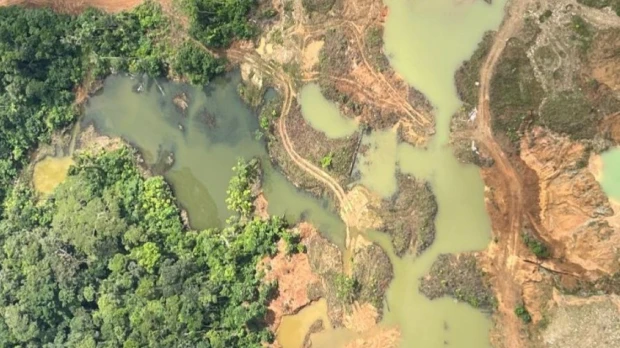 Operativo militar expone impactos de la minería ilegal en Sucumbíos 