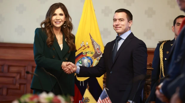 Kristi Noem: “Ecuador va a ser el socio central de Estados Unidos”
