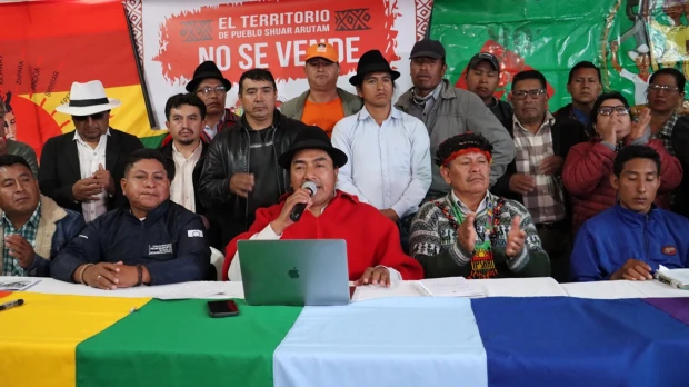 Líder indígena de Ecuador pone al extractivismo como línea roja para alianza con correísmo