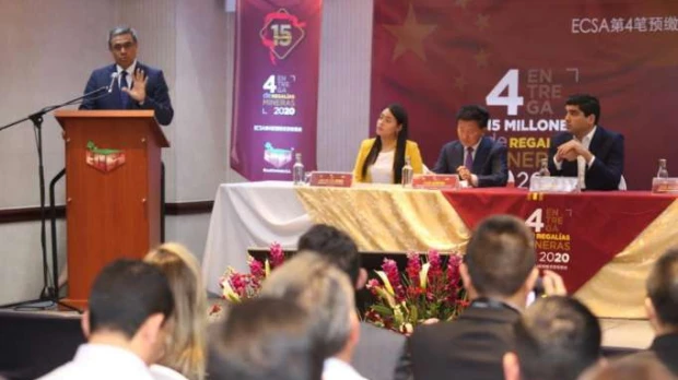 El 25% de los ingresos por exportaciones de Mirador irán al Estado ecuatoriano