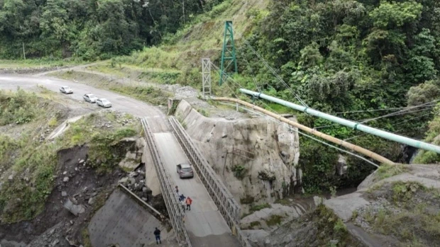 El tramo San Carlos-Sucumbíos, en la vía E45, fue inspeccionado