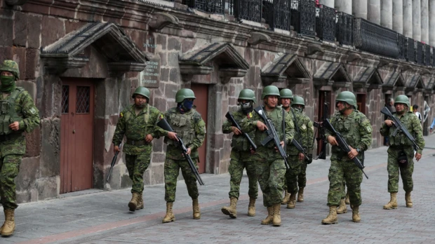 El presidente Noboa declara "conflicto armado interno" en Ecuador y pide acción militar