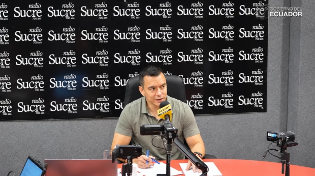 Noboa destaca reapertura de ventas de energía desde Colombia y mayor control sobre combustibles y minería ilegal
