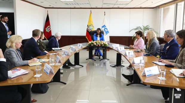 Diana Salazar se reunió con delegación de Estados Unidos