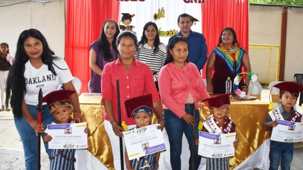 Morona Santiago: 2.417 niños se graduaron de programas de desarrollo infantil