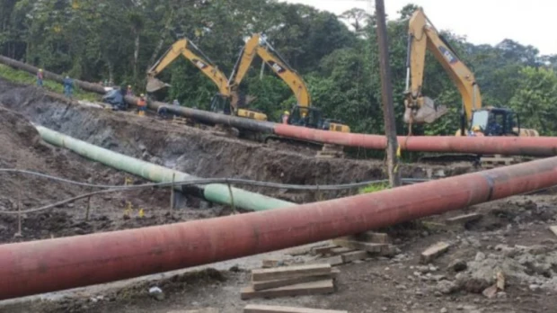 Casi un mes tardó la reparación del Sistema de Oleoducto Transecuatoriano