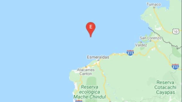 Registran unos 90 sismos frente a las costas de Esmeraldas