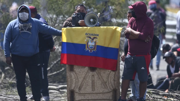 Leonidas Iza, promotor de protesta contra el gobierno, fue detenido
