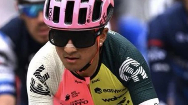 Alexander Cepeda terminó tercero en la etapa 13 del Giro de Italia