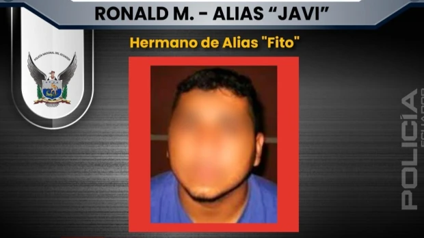 Hermano de alias ‘Fito’ fue capturado en Colombia y será trasladado a Ecuador