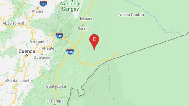 Un sismo de 3,45 se registró en Morona Santiago