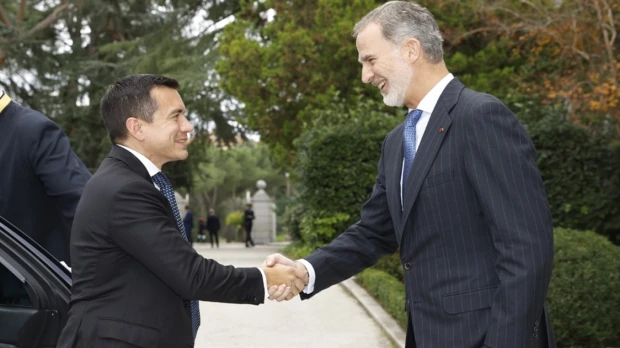Noboa se reunirá mañana en Madrid con Felipe VI y Pedro Sánchez