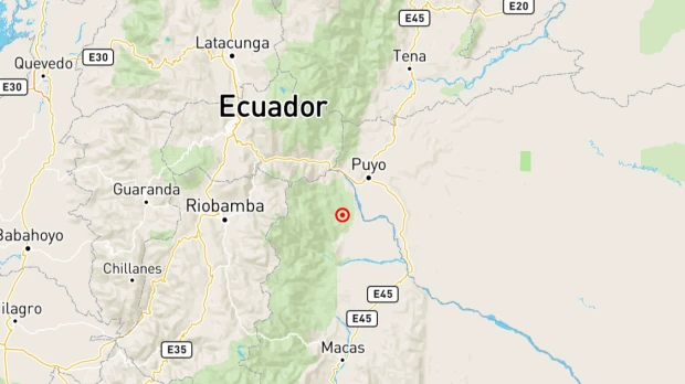 Puyo fue epicentro de un sismo de 5,5 grados