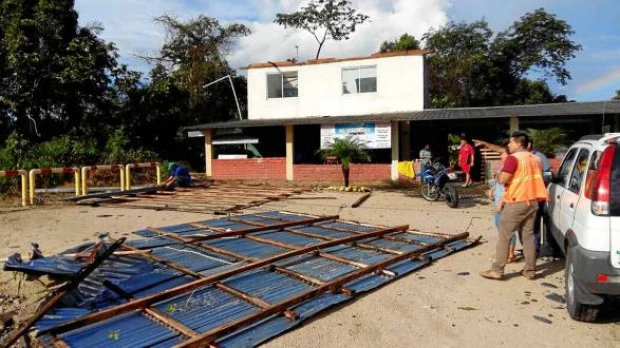 Ventarrón se llevó cubiertas de cinco casas