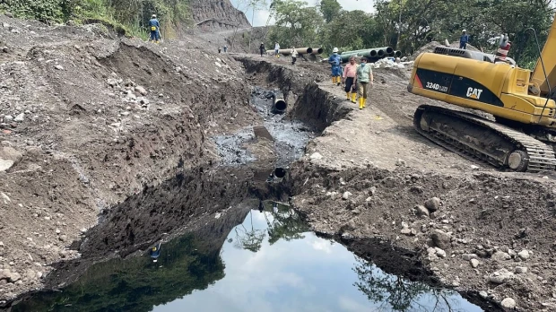 Rotura del OCP provocó derrame en Napo