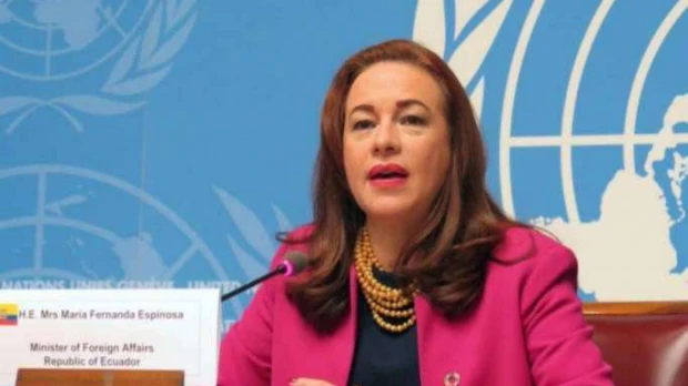 Espinosa nominada para secretaría de la OEA sin apoyo de Ecuador