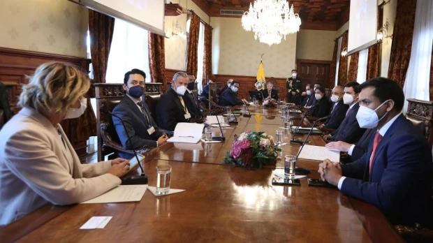 Guillermo Lasso se reunió con el sector minero