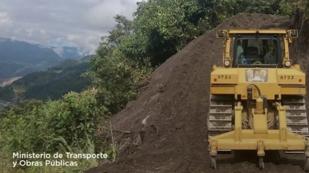 Los trabajos continúan para conectar vialmente a Napo y Sucumbíos