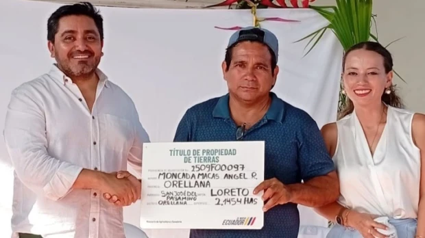 Orellana: 120 productores recibieron incentivos