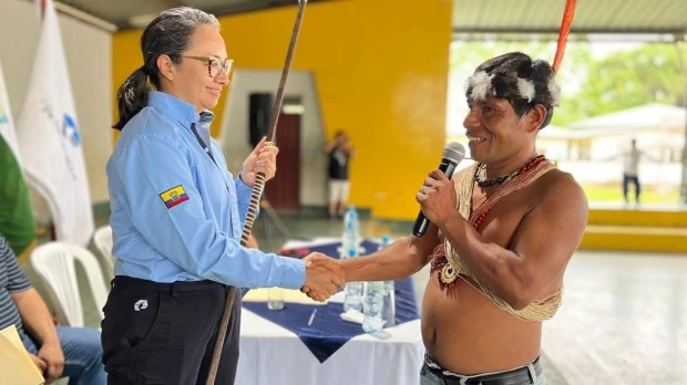 Petroecuador financiará sistema de agua potable para las comunidades de Dicaro y Yarentaro