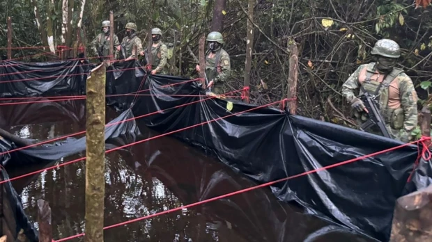 El Ejército localizó una piscina clandestina en Shushufindi