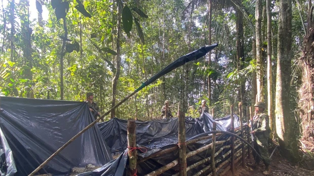 El Ejército localizó 3 piscinas clandestinas en Sucumbíos