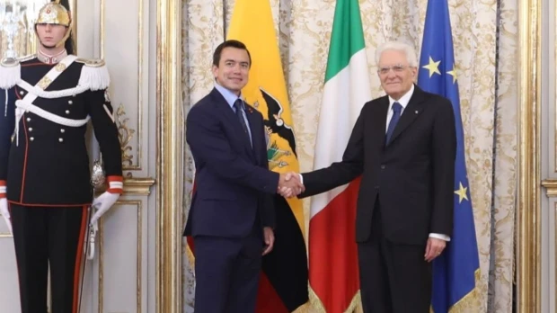 Noboa concluyó su visita a Italia con reuniones sobre seguridad