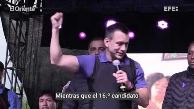 Cada candidato presidencial de Ecuador estará blindado por al menos nueve polici?as