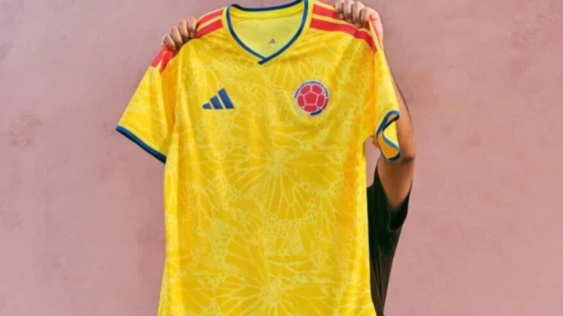 Colombia lleva mariposas al Mundial: así es la camiseta amarilla de 2026