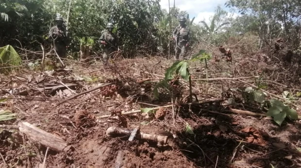 Militares encontraron pinchazo y planta clandestina en Sucumbíos